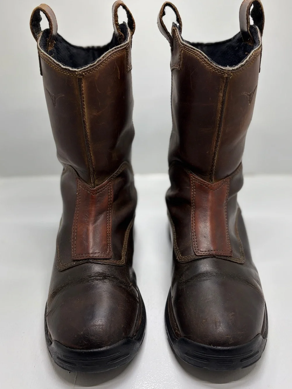 Danner Longhorn Wellington GTX Boots Men's 8.5 D Brown Leather Gore-Tex Pull On